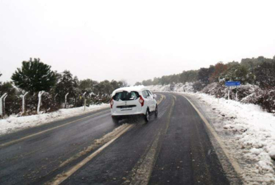 Kuşadası'nda Kar