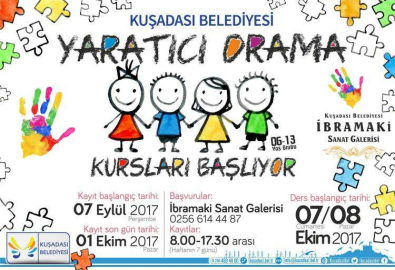 YARATICI DRAMA EĞİTİMİ İÇİN BAŞVURULAR BAŞLADI